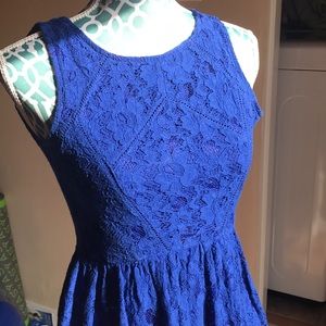 Fun flirty blue Lace Dress